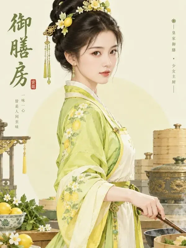 穿越成了小厨娘 - 冲喜剧场短剧封面
